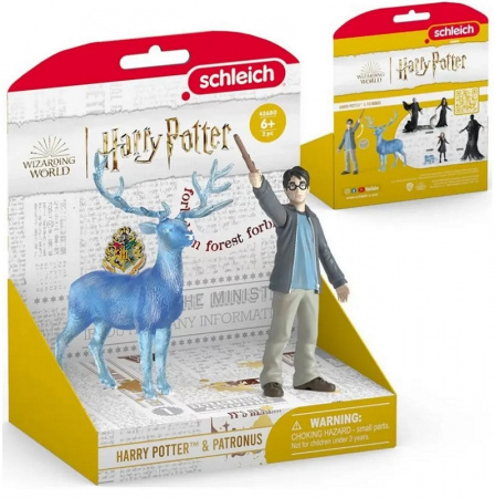 Schleich Фигурка 42680 Гарри Поттер и Олень-Патронус